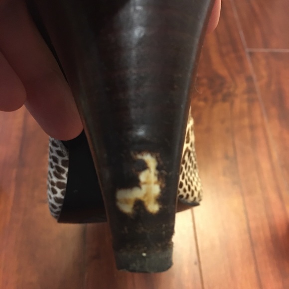 Suede lézard very stylish with a brown bow - Picture 4 of 6